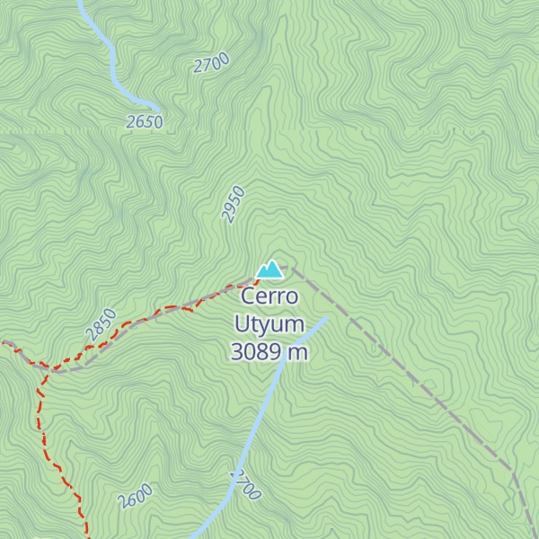 Map of Cerro Utyum