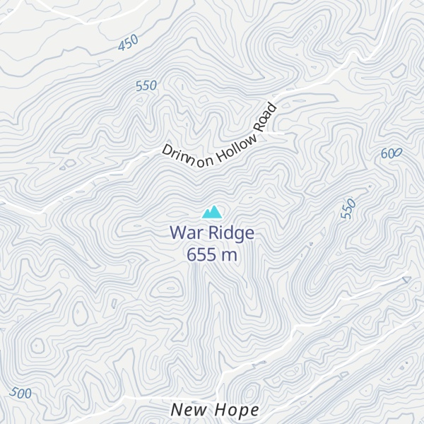 Map of War Ridge