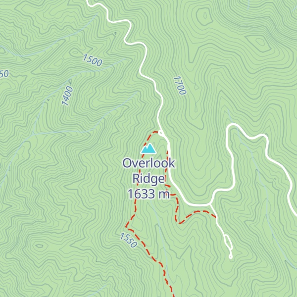 Map of Overlook Ridge