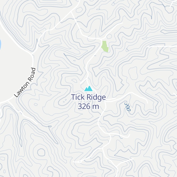 Map of Tick Ridge