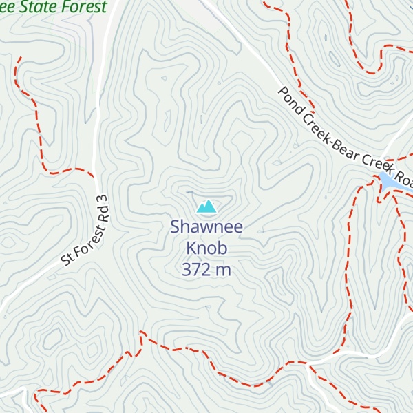 Map of Shawnee Knob