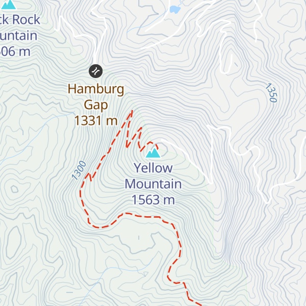 Map of Yellow Mountain