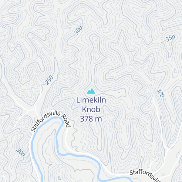 Map of Limekiln Knob