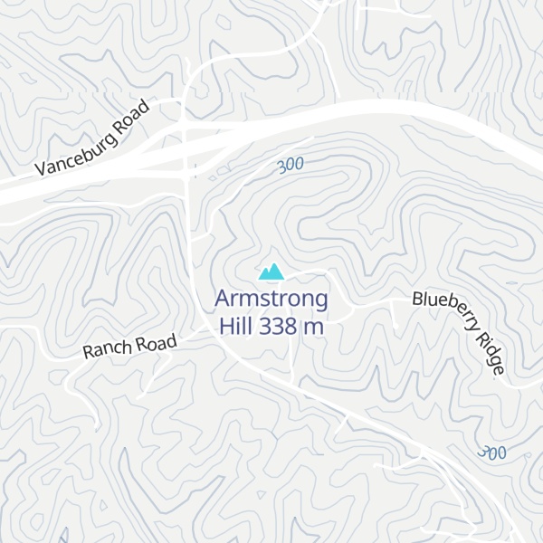 Map of Armstrong Hill