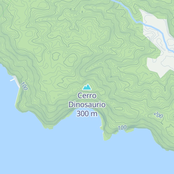 Map of Cerro Dinosaurio