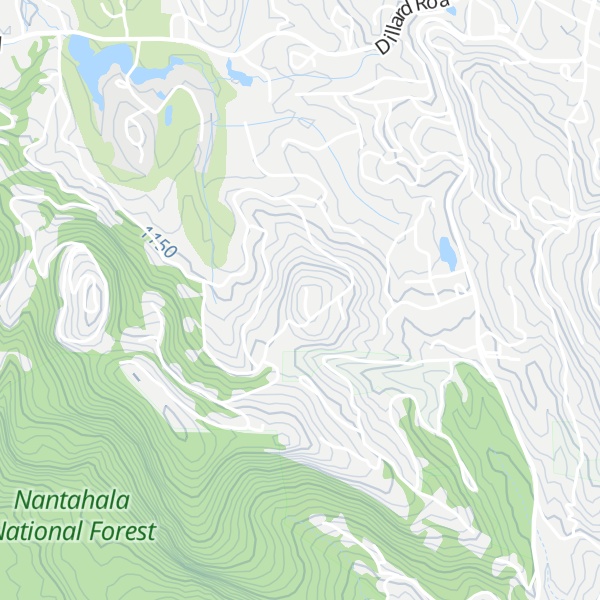 Map of Sassafras Knob