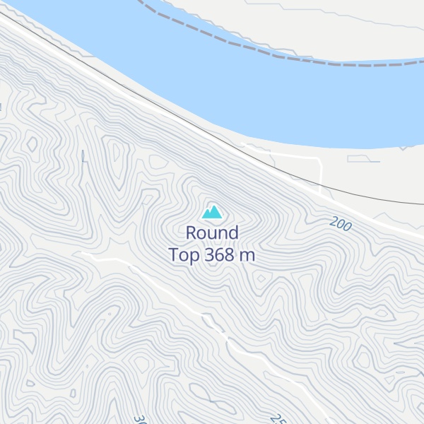 Map of Round Top