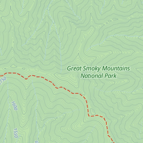 Map of Luftee Knob