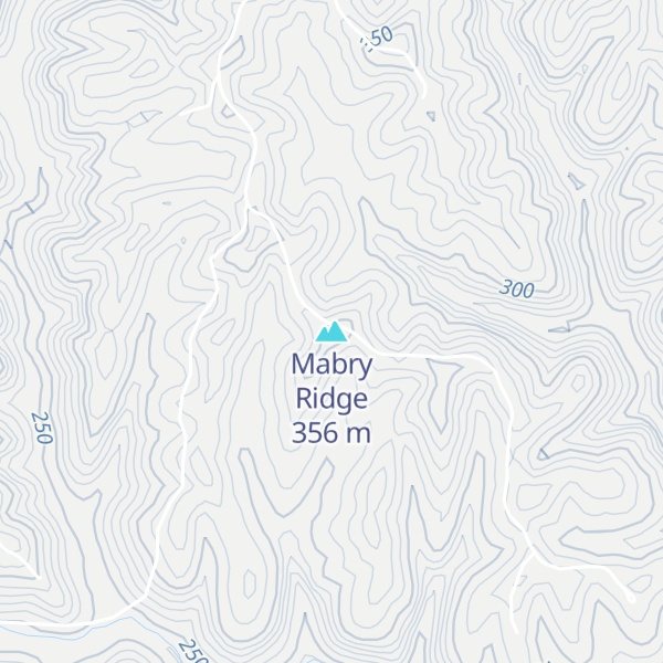 Map of Mabry Ridge