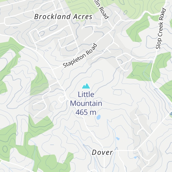 Map of Little Mountain