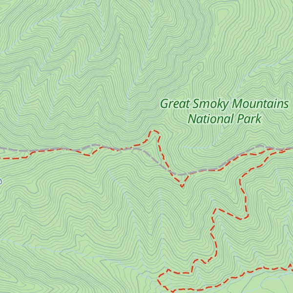 Map of Camel Hump Knob