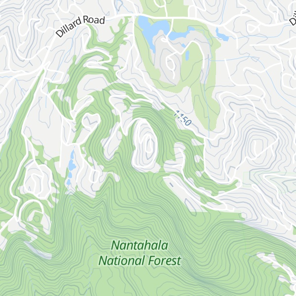 Map of Little Yellow Mountain