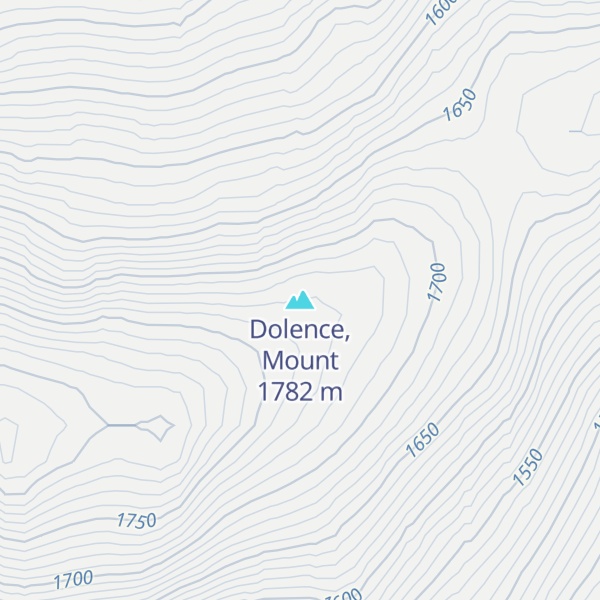 Map of Dolence, Mount