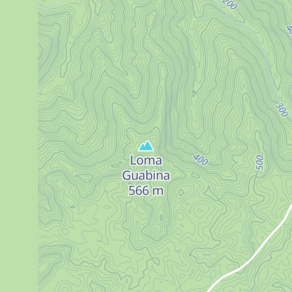 Map of Loma Guabina