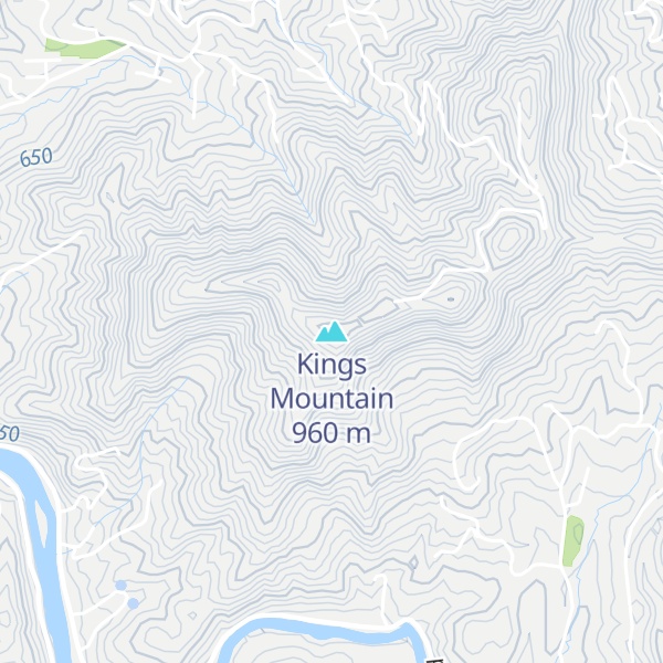 Map of Kings Mountain