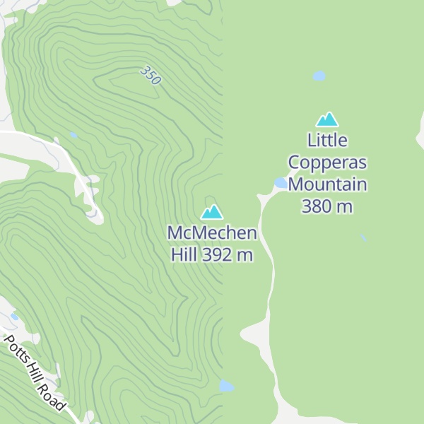 Map of McMechen Hill