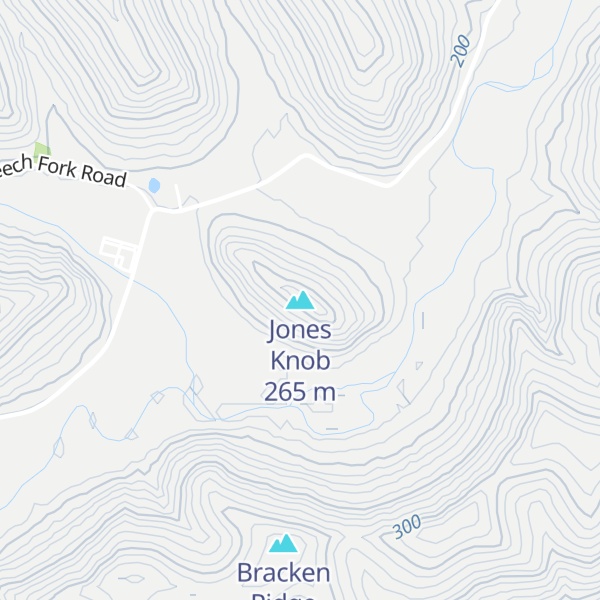 Map of Jones Knob