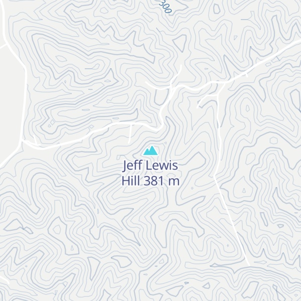 Map of Jeff Lewis Hill