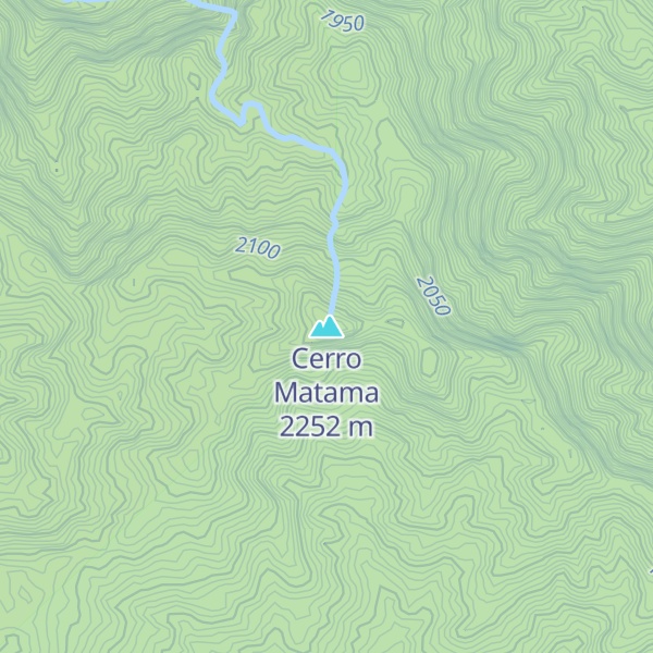 Map of Cerro Matama