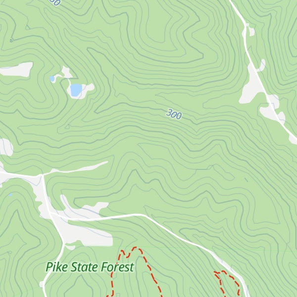 Map of Eggleson Ridge