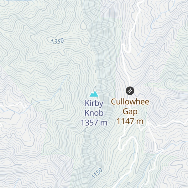 Map of Kirby Knob