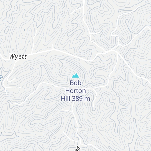 Map of Bob Horton Hill