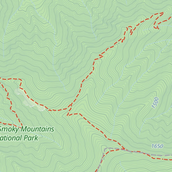 Map of Snake Den Mountain