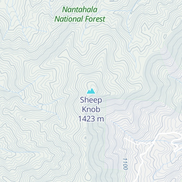 Map of Sheep Knob