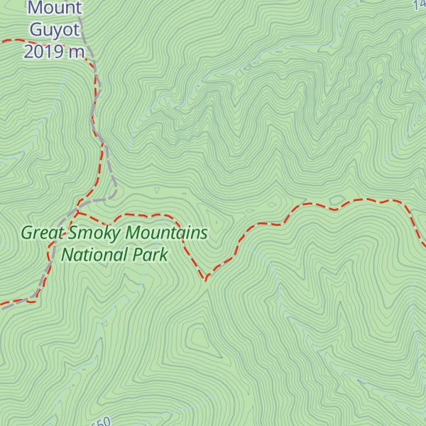 Map of Mount Yonaguska