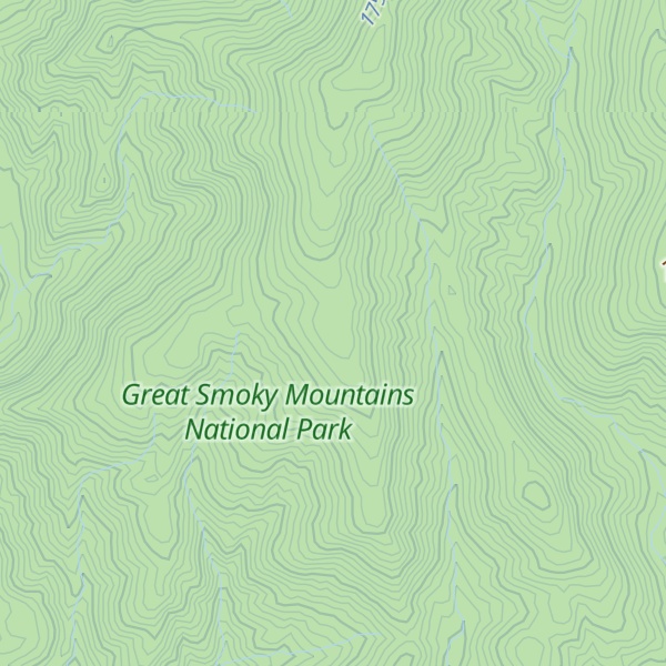 Map of Rapid Creek Ridge