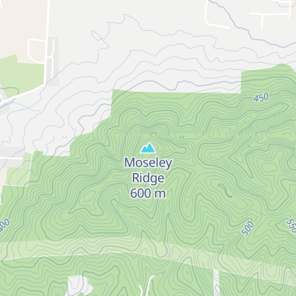 Map of Moseley Ridge