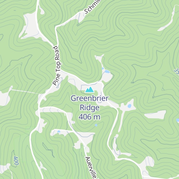 Map of Greenbrier Ridge