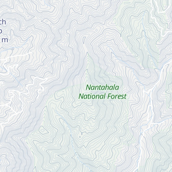 Map of Rich Mountain