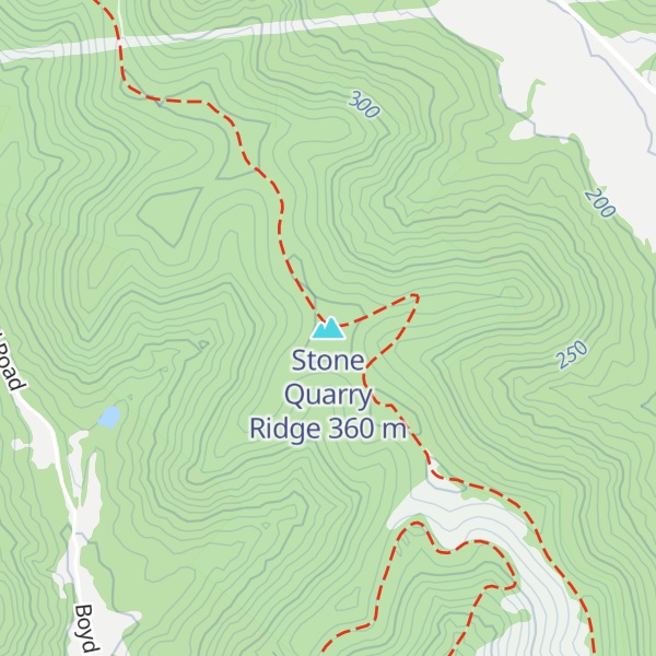 Map of Stone Quarry Ridge