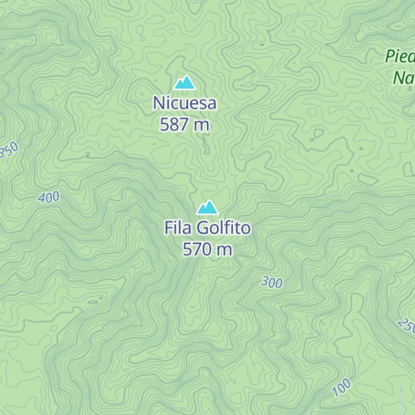 Map of Fila Golfito