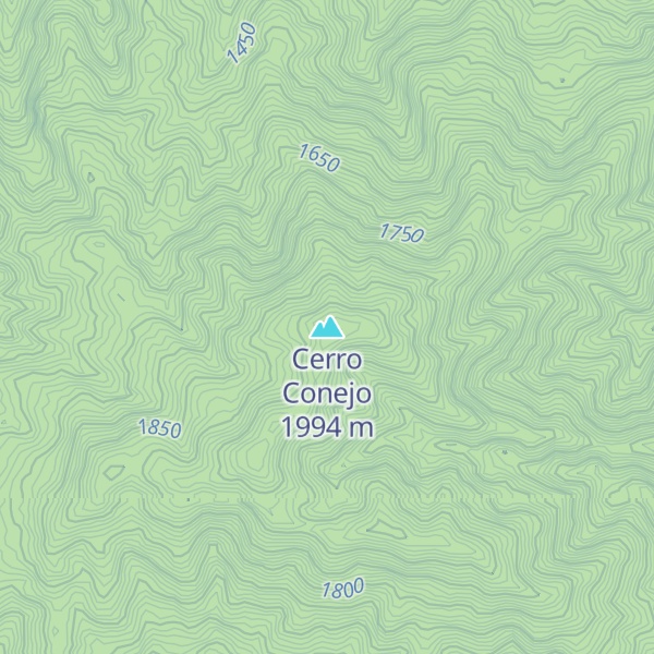 Map of Cerro Conejo