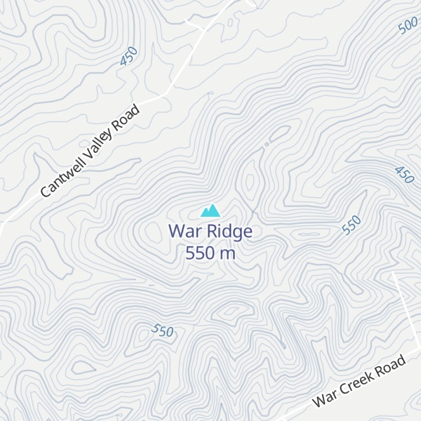 Map of War Ridge