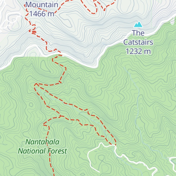 Map of Hurrah Ridge