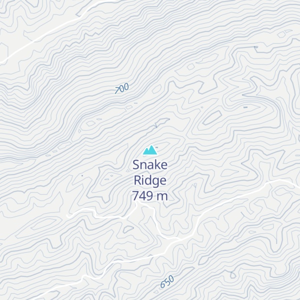 Map of Snake Ridge