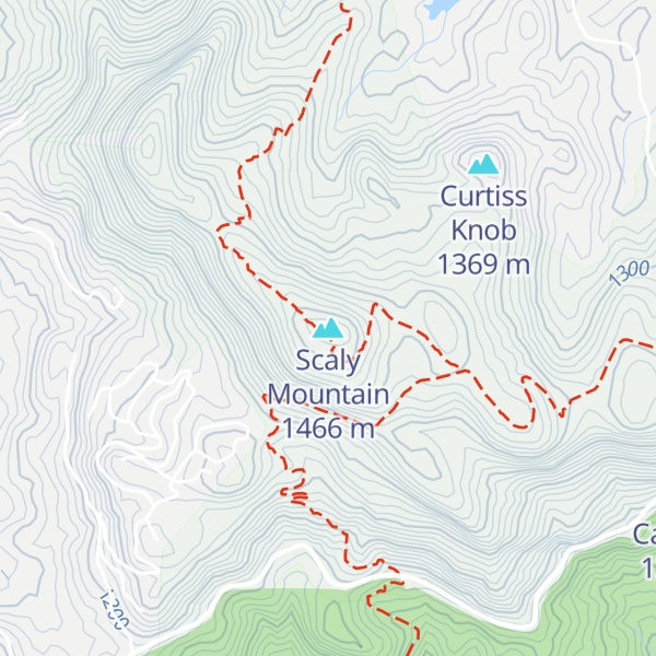Map of Scaly Mountain