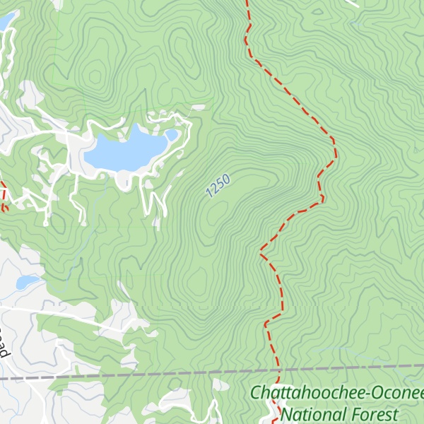 Map of Osage Mountain