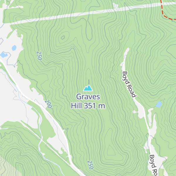 Map of Graves Hill
