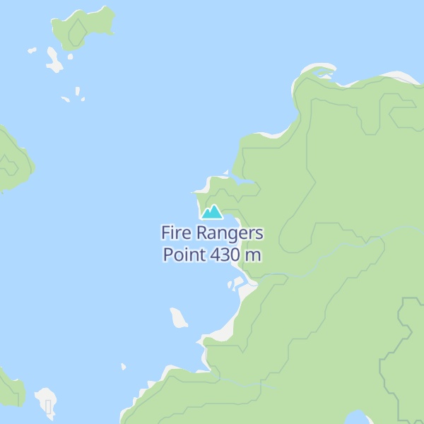 Map of Fire Rangers Point