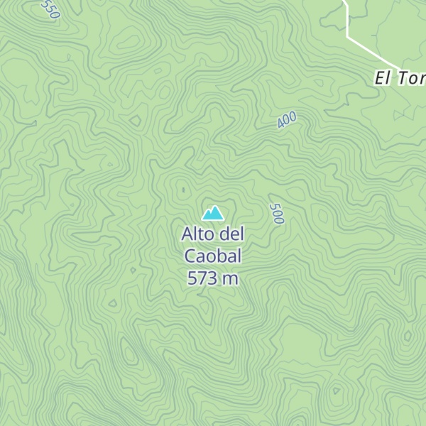 Map of Alto del Caobal