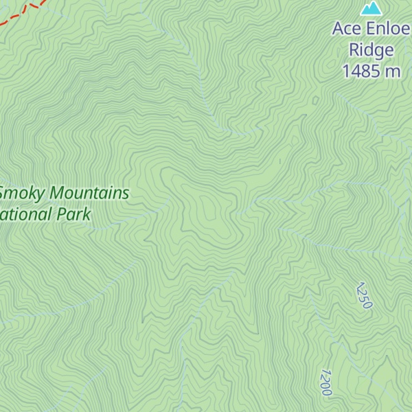 Map of Becks Bald
