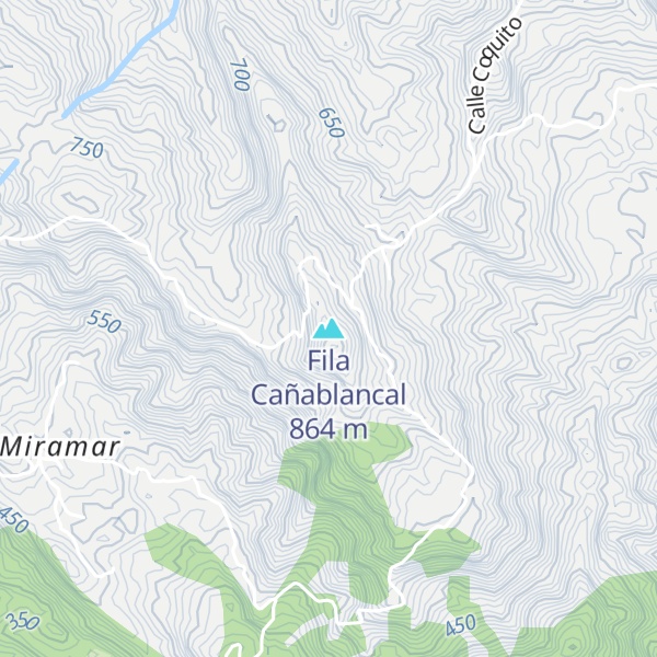 Map of Fila Cañablancal