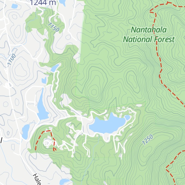 Map of Rocky Knob