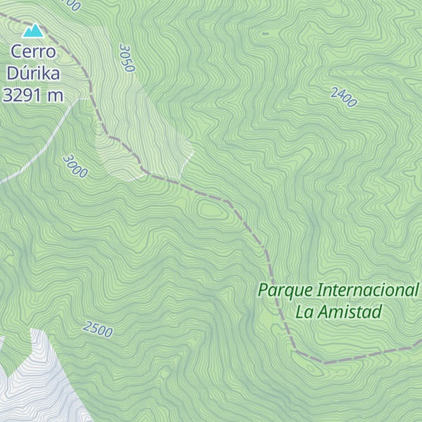 Map of Cerro Akó