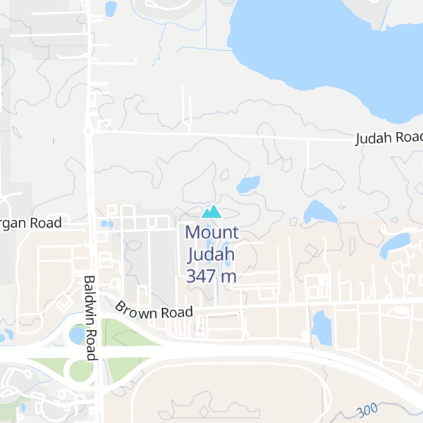 Map of Mount Judah