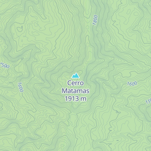 Map of Cerro Matamas